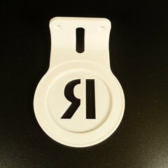Настенный кронштейн-полка для Яндекс станций (Яндекс-Алиса) мини1, 3D печать, белый
