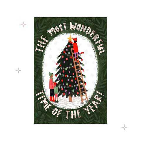 Открытка The most wonderful time of the year