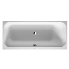 Duravit Happy D.2 700309000000000 Ванна акриловая 1600х700 мм, прямоугольная .встраиваемая версия , с наклоном для спины справа, цвет белый фото