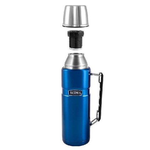 Термос из нержавеющей стали Thermos SK2010 King 1,2 л, синий Термос из нержавеющей стали Thermos SK2010 King 1,2 л, синий