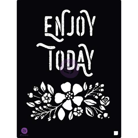 Трафарет Prima Marketing Stencil 20,3х25,4 см - Enjoy