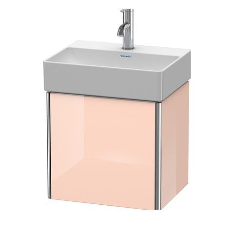 Duravit XSquare XS4060L1010 База под раковину 434х340х397 мм, 1 дверца левая, , цвет Абрик. жемчуг глянцевый (для раковины 073245)
