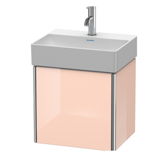 Duravit XSquare XS4060L1010 База под раковину 434х340х397 мм, 1 дверца левая, , цвет Абрик. жемчуг глянцевый (для раковины 073245) фото