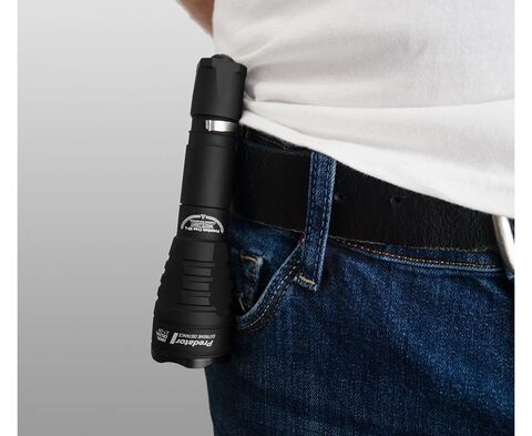 Фонарь универсальный Armytek Predator XP-L HI черный/белый лам.:светодиод.x1 (F01603BC)