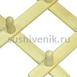 Вешалка-гармошка с 8 крючками из липы - 6