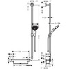 Hansgrohe Raindance Select S 26327400 Душевой гарнитур 110 см 3 режима