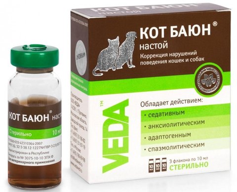 Кот Баюн настой 3фл. по 10 мл