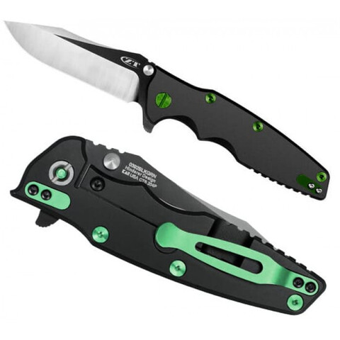 Нож Zero Tolerance 0392BLKGRN Рик Хиндерер LimitedEdition