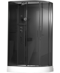 Timo Premium ILMA902LB Душевая кабина 120x80, цвет: чёрный фото