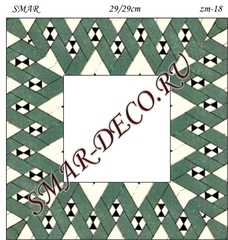 Эскиз для росписи, Зеркало 29/29см, SMAR-zm-18