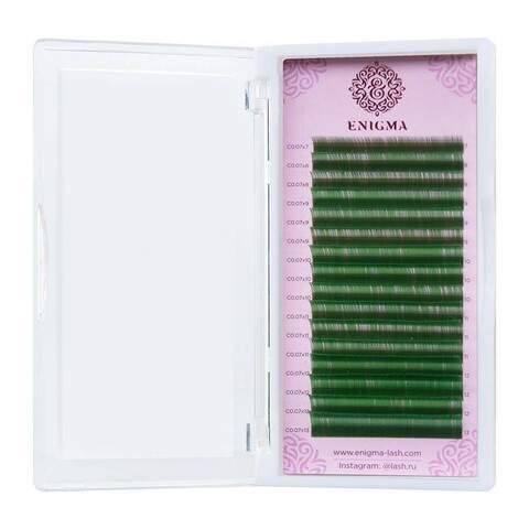 Цветные ресницы Enigma микс 0,07/D/8-13 mm 