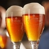 Krombacher Kellerbier on tap