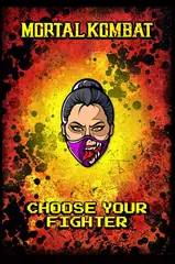 Металлический пин "Mortal Kombat: Mileena"