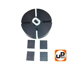 Ротор насоса в сборе UNITED PARTS для дизельных пушек 15-50кВт, d53,8х12,7мм (TK8-000-027) (90-0702)