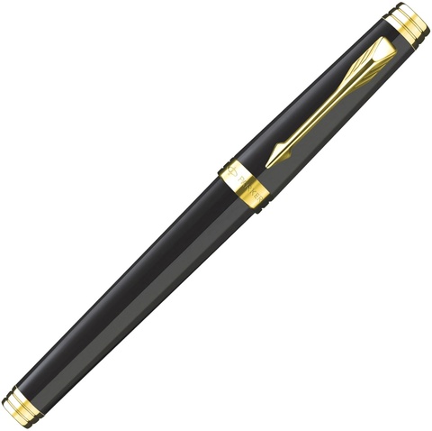Ручка перьевая Parker Premier Laque F560, Deep Black GT, F (S0887810)