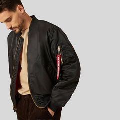 Бомбер Alpha Industries MA-1 Black (Черный)