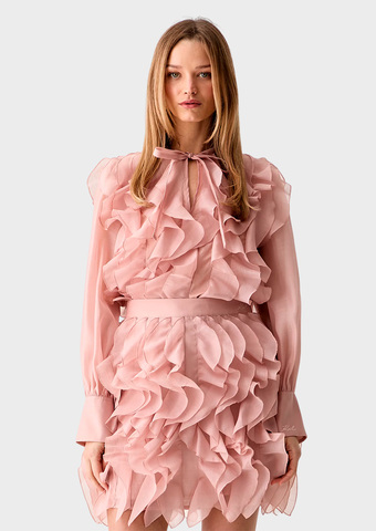 Блуза KARL LAGERFELD Ruffle Blouse