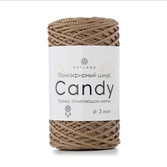 Полиэфирный шнур Candy 3 мм, 200 гр, 100м, т.бежевый