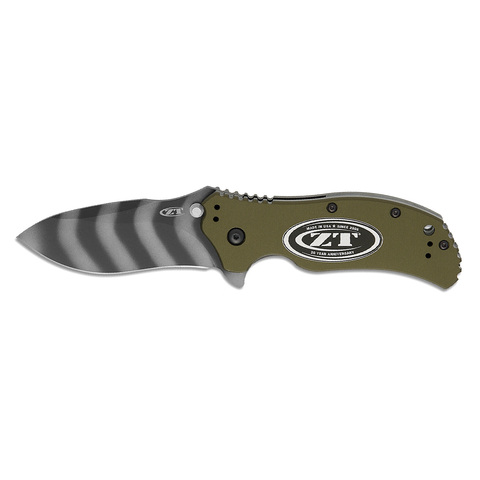 Складной нож Zero Tolerance 20th Anniversary Tiger Stripe, сталь CPM MagnaCut, 0350OLTS20