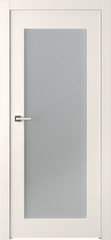 Дверь Кремона 1 / Цвет Эмаль жемчуг / Мателюкс белый каленый / Двери Belwooddoors