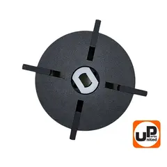 Ротор насоса в сборе UNITED PARTS для дизельных пушек 15-50кВт, d53,8х12,7мм (TK8-000-027) (90-0702)