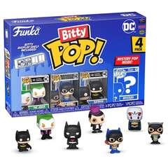 Funko Bitty POP! DC Comics S2 Joker+Batgirl+Batman+Mystery (1 of 4) 4PK (Б/У)