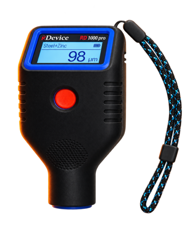 Толщиномер RD-1000 PRO (CalibFREE, OneCLICK, до 4000 мкм., датчик оцинковки, магнитной шпатлевки)