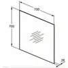 Ideal Standard Mirror&Light T3335BH Зеркало с подсветкой