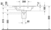 Duravit ME by Starck 2336830000 Раковина мебельная