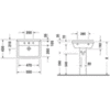 Duravit Starck 3 300550000 Раковина подвесная 55х42 см