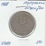 V1184 1988 Португалия 20 эскудо V1184 1988 Португалия 20 эскудо