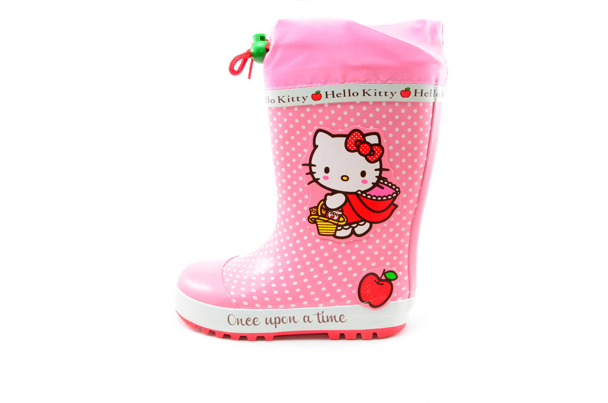 Резиновые сапоги для девочек утепленные Хелло Китти (Hello Kitty), цвет розовый