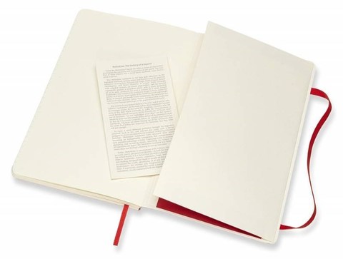 Блокнот Moleskine Classic Soft, цвет красный, в линейку