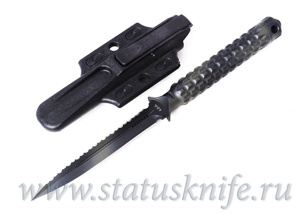 Нож Microtech ADO 115-3GC Green Camo Dagger Fixed Full Serr