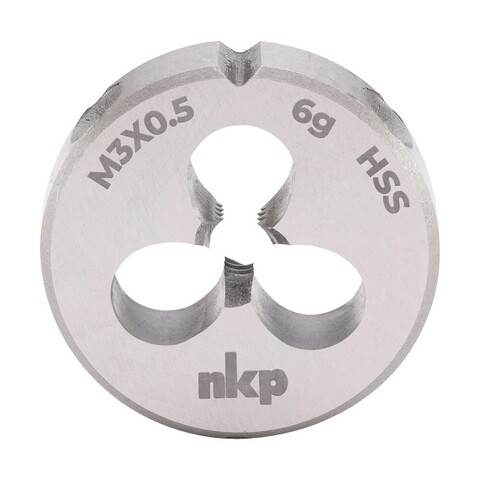 Плашка М 3,0х0,5 DINEN22568 HSS 6g 20х5мм NKP 240030N