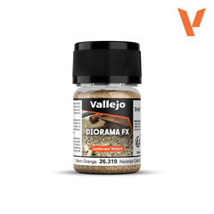 Средство для оформления подставок Vallejo серии Texture Warm Orange 0.1-0.6 mm