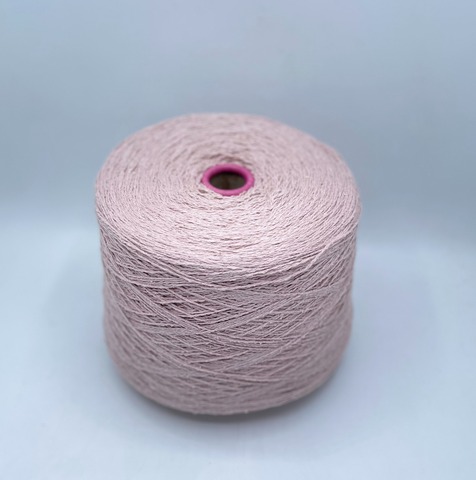 Filati Venezia (пр.Италия),art-Seta Bourette, 2/90 450/100гр, 100% Буретный шелк, цвет-Бледно-розовый, арт-36672