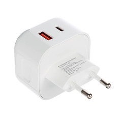 Сетевое зарядное устройство Corner USB-C/USB-A, 20Вт BY
