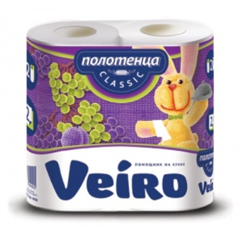 Полотенце бумажное,Вейро плюс 2рул.