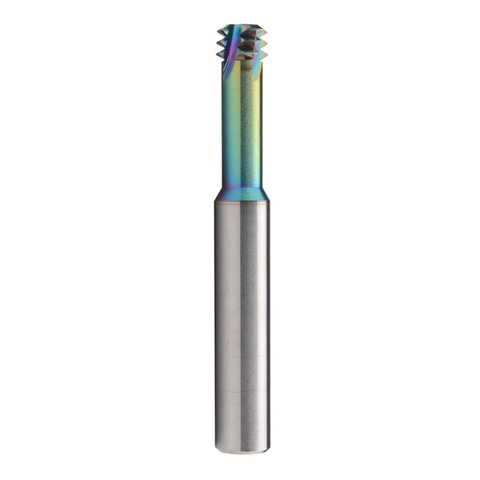 Резьбофреза М10х1,5 (3-витк., UNI) 3xD 52Hrc DLC 4F 60° 8х60мм BSKT BSE034S012