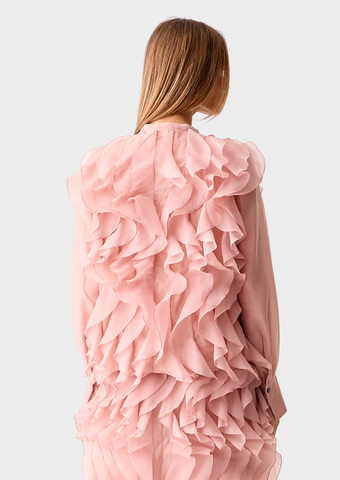 Блуза KARL LAGERFELD Ruffle Blouse
