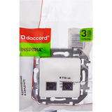 Розетка компьютерная двойная RJ45 категория 6 UTP - Legrand Inspiria - белый — фото 2