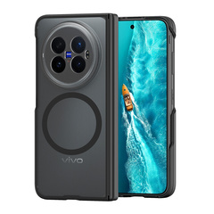 Усиленный чехол с черными рамками и с MagSafe для vivo X Fold 6, серия Expn Series Magnetic от Dux Ducis