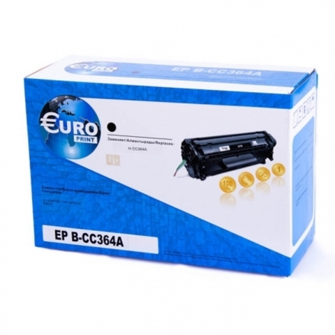 Картридж лазерный EuroPrint 64A CC364A черный (black), до 10000 стр. - купить в компании MAKtorg