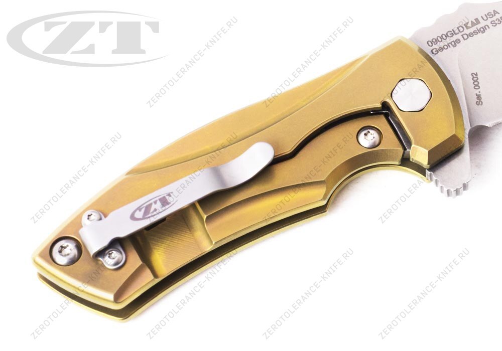 Нож Zero Tolerance ZT0900GLD First 2 - фотография 