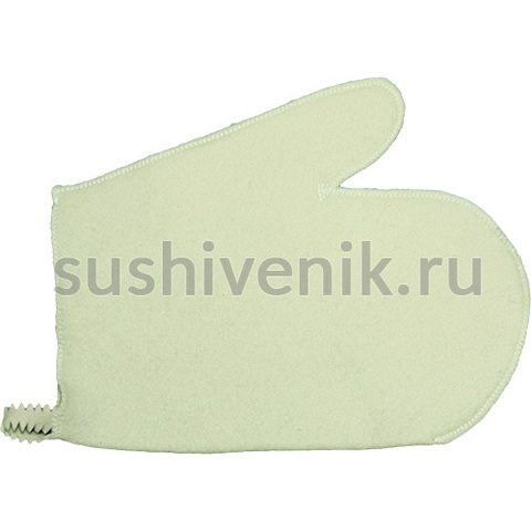 Рукавица для сауны фетровая - 6