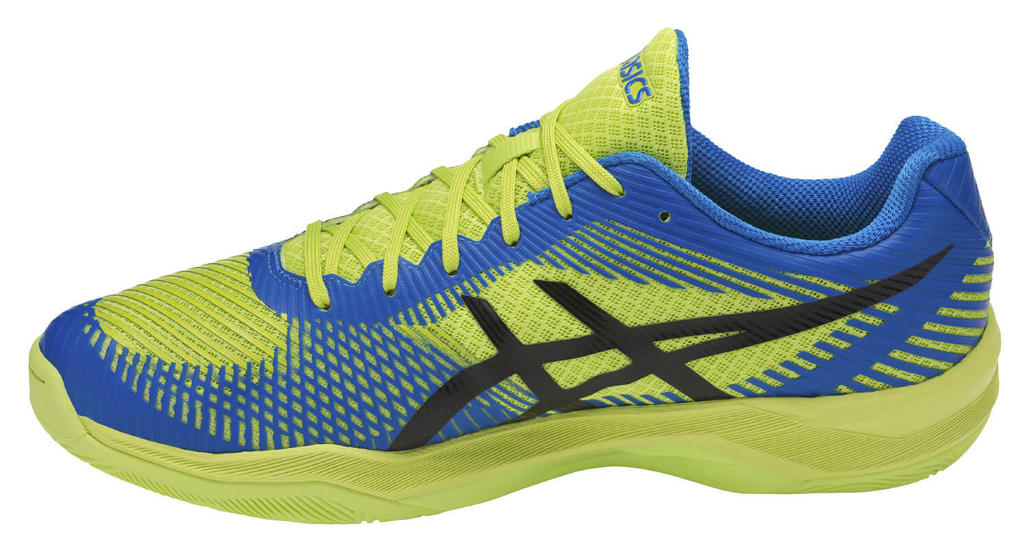 Asics Gel Volley Elite Ff мужские волейбольные кроссовки синие-желтые - 5