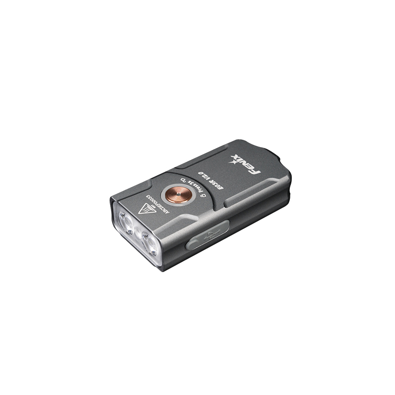Фонарь-брелок Fenix E03R EDC V2.0 Gray