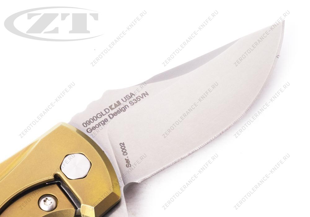 Нож Zero Tolerance ZT0900GLD First 2 - фотография 