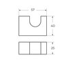 Art&Max Platino AM-E-3986-MB Крючок, цвет: чёрный